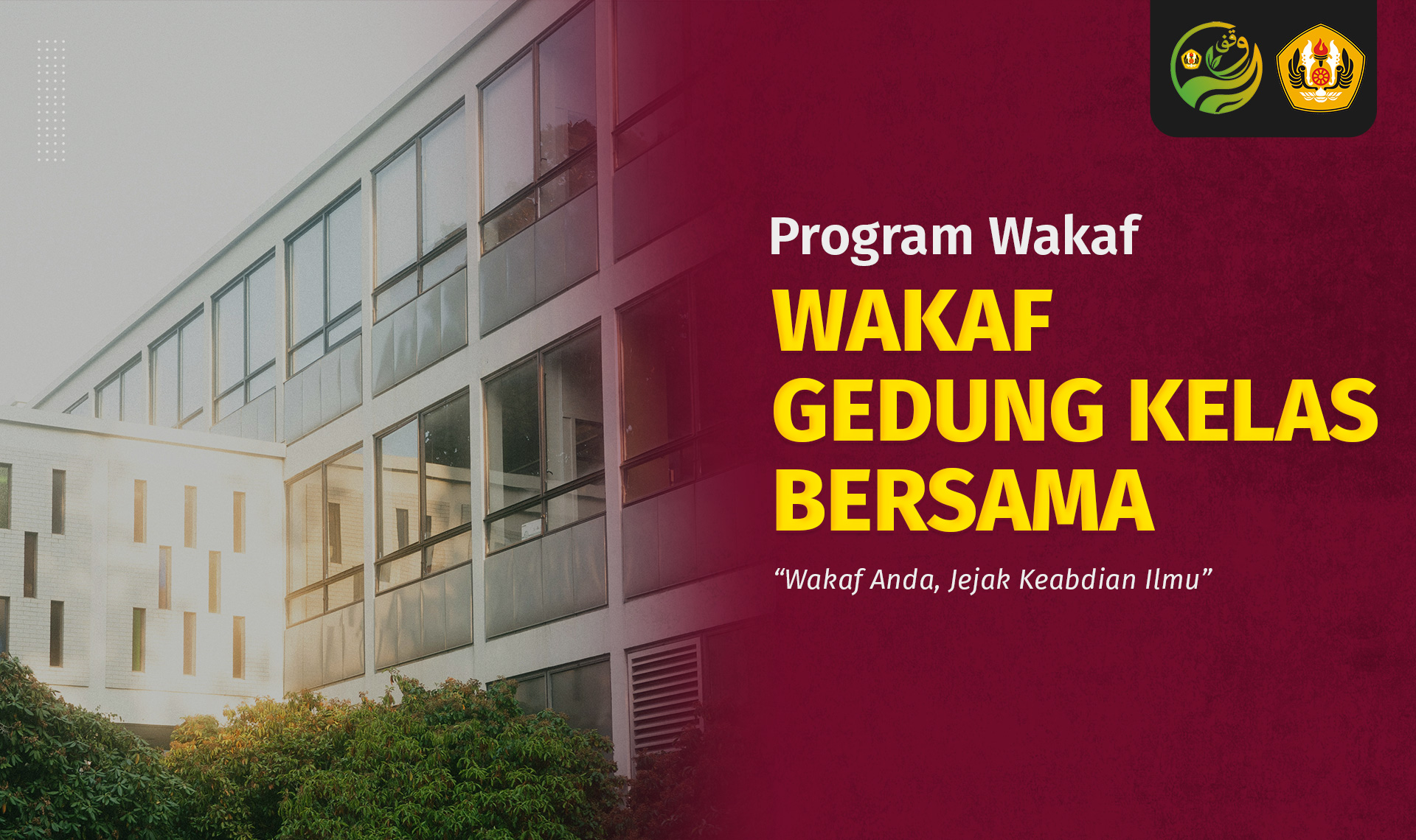 Wakaf Gedung Kelas Bersama